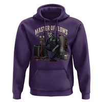 HVAC Tech Skeleton Mechanic Hoodie Master Of Flows Vintage Distressed Graphic