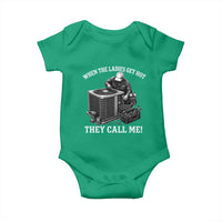 Funny HVAC Technician Graphic Baby Onesie When The Ladies Get Hot They Call Me
