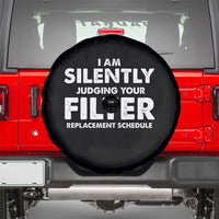 HVAC Tech Graphic Spare Tire Cover I Am Silently Judging Your Filter Replacement Schedule
