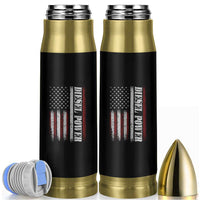 Vintage Distressed Mechanic Trucker Graphic Bullet Tumbler Diesel Power USA Flag