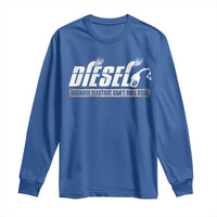 Diesel Because Electric Cars Can't Roll Coal Truck Long Sleeve Shirt Trucker Mechanic Graphic