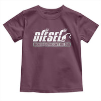 Diesel Because Electric Cars Can't Roll Coal Truck Toddler T Shirt Trucker Mechanic Graphic