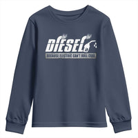 Diesel Because Electric Cars Can't Roll Coal Truck Youth Sweatshirt Trucker Mechanic Graphic