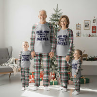 Real Men Smell Like Diesel Truck Mechanic Humor Plaid Pajama Set