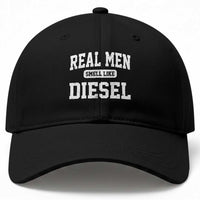 Funny Truck Mechanic Baseball Cap Real Men Smell Like Diesel