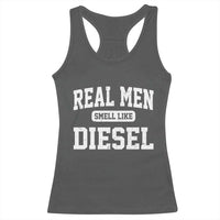 Funny Truck Mechanic Racerback Tank Top Real Men Smell Like Diesel