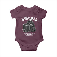 HVAC Dad Baby Onesie Funny Technician Fathers Day Graphic