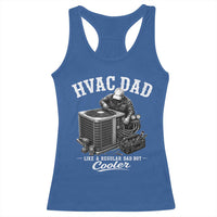 HVAC Dad Racerback Tank Top Funny Technician Fathers Day Graphic