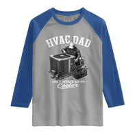HVAC Dad Raglan Shirt Funny Technician Fathers Day Graphic