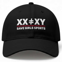 XX Does Not Equal XY Save Girls Sports Baseball Cap