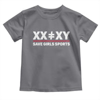 XX Does Not Equal XY Save Girls Sports Toddler T Shirt