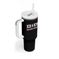 XX Does Not Equal XY Save Girls Sports Tumbler With Handle