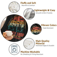 WKRP Turkey Drop Throw Blanket Funny Thanksgiving Day First Annual WKRP - Wonder Print Shop