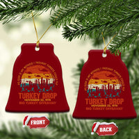 WKRP Turkey Drop Ceramic Ornament Funny Thanksgiving Day First Annual WKRP - Wonder Print Shop