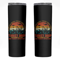 WKRP Turkey Drop Skinny Tumbler Funny Thanksgiving Day First Annual WKRP - Wonder Print Shop