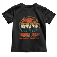WKRP Turkey Drop Toddler T Shirt Funny Thanksgiving Day First Annual WKRP - Wonder Print Shop