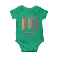 WKRP Turkey Drop Baby Onesie Retro First Annual WKRP Funny Thanksgiving Day - Wonder Print Shop