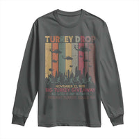 WKRP Turkey Drop Long Sleeve Shirt Retro First Annual WKRP Funny Thanksgiving Day - Wonder Print Shop