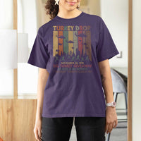 WKRP Turkey Drop T Shirt For Women Retro First Annual WKRP Funny Thanksgiving Day - Wonder Print Shop