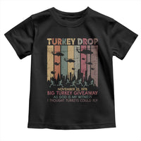 WKRP Turkey Drop Toddler T Shirt Retro First Annual WKRP Funny Thanksgiving Day - Wonder Print Shop