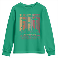 WKRP Turkey Drop Youth Sweatshirt Retro First Annual WKRP Funny Thanksgiving Day - Wonder Print Shop