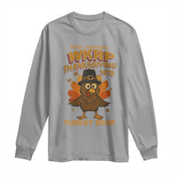 First Annual WKRP Long Sleeve Shirt Funny Thanksgiving Day WKRP Turkey Drop - Wonder Print Shop