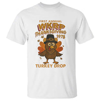 First Annual WKRP T Shirt Funny Thanksgiving Day WKRP Turkey Drop - Wonder Print Shop