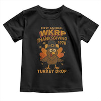 First Annual WKRP Toddler T Shirt Funny Thanksgiving Day WKRP Turkey Drop - Wonder Print Shop