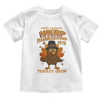 First Annual WKRP Toddler T Shirt Funny Thanksgiving Day WKRP Turkey Drop - Wonder Print Shop