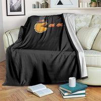 Thanksgiving Video Game Throw Blanket Pumpkin Pie Eating Turkey Gamer Patch Day - Wonder Print Shop