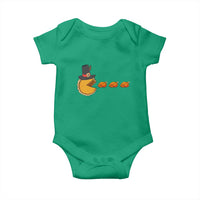 Thanksgiving Video Game Baby Onesie Pumpkin Pie Eating Turkey Gamer Patch Day - Wonder Print Shop