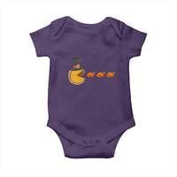 Thanksgiving Video Game Baby Onesie Pumpkin Pie Eating Turkey Gamer Patch Day - Wonder Print Shop