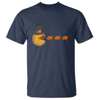 Thanksgiving Video Game T Shirt Pumpkin Pie Eating Turkey Gamer Patch Day - Wonder Print Shop