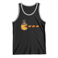 Thanksgiving Video Game Tank Top Pumpkin Pie Eating Turkey Gamer Patch Day - Wonder Print Shop