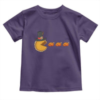 Thanksgiving Video Game Toddler T Shirt Pumpkin Pie Eating Turkey Gamer Patch Day - Wonder Print Shop