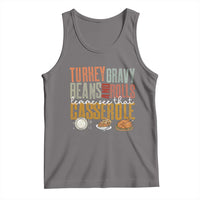 Funny Thanksgiving Tank Top Turkey Gravy Beans And Rolls Let Me See That Casserole - Wonder Print Shop
