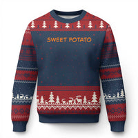 Matching Thanksgiving Couples Ugly Christmas Sweater Funny Sweet Potato Fall Couple - Wonder Print Shop