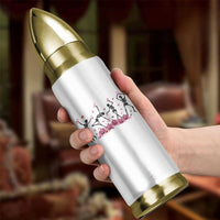 Dancing Skeletons Breast Cancer Bullet Tumbler Skeleton Pink Ribbon Halloween - Wonder Print Shop