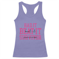Breast Cancer Support Racerback Tank Top Had it Beat it Survivor Gift TS10