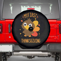 My First Thanksgiving Spare Tire Cover Funny Thanksgiving Turkey - Wonder Print Shop