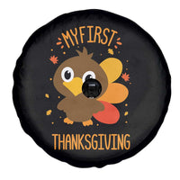 My First Thanksgiving Spare Tire Cover Funny Thanksgiving Turkey - Wonder Print Shop