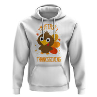 My First Thanksgiving Hoodie Funny Thanksgiving Turkey - Wonder Print Shop