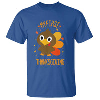 My First Thanksgiving T Shirt Funny Thanksgiving Turkey - Wonder Print Shop
