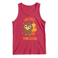 My First Thanksgiving Tank Top Funny Thanksgiving Turkey - Wonder Print Shop