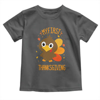 My First Thanksgiving Toddler T Shirt Funny Thanksgiving Turkey - Wonder Print Shop