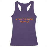 Matching Thanksgiving Couples Racerback Tank Top Funny Kind Of Rude Potato Fall Couple - Wonder Print Shop