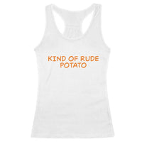 Matching Thanksgiving Couples Racerback Tank Top Funny Kind Of Rude Potato Fall Couple - Wonder Print Shop