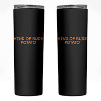 Matching Thanksgiving Couples Skinny Tumbler Funny Kind Of Rude Potato Fall Couple - Wonder Print Shop