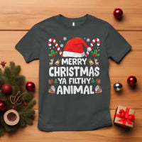 Merry Christmas Ya Filthy Animal T Shirt Funny Home Xmas Alone Movie Pajama - Wonder Print Shop
