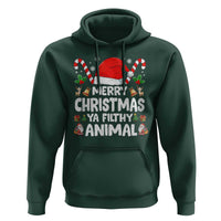 Merry Christmas Ya Filthy Animal Hoodie Funny Home Xmas Alone Movie Pajama - Wonder Print Shop